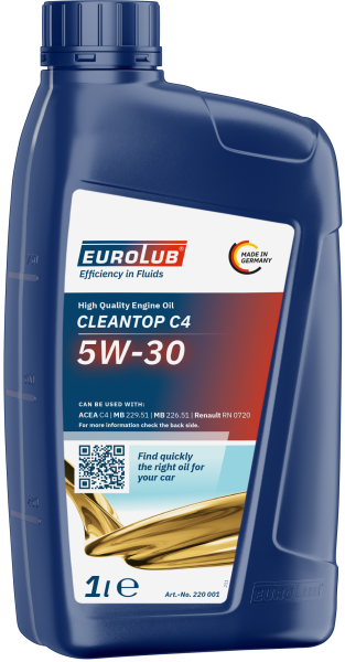 EUROLUB Motoröl CLEANTOP C4 5W-30 1 L