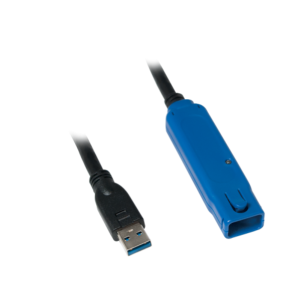 LogiLink USB 3.0 kabel A auf F schwarz/blau 10 m