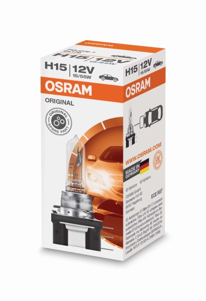 OSRAM ORIGINAL LINE H15 PGJ23t-1 12 V/55-15 W (1er Faltschachtel)