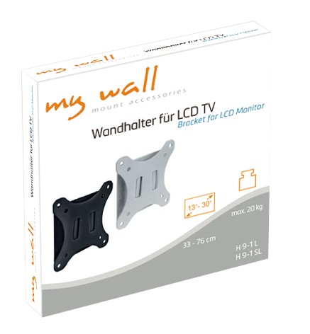My Wall Wandhalter für LCD TV für Bildschirme 13“ - 30“ (33 - 76 cm), Belastung bis 20 kg