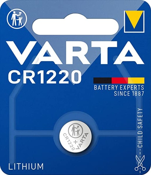 Varta Professional Electronics Knopfzelle Lithium CR1220 3V (1er Blister)