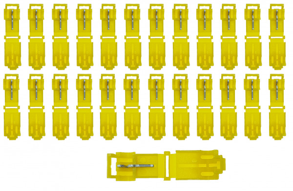 baytronic 25x T-Schnellverbinder gelb