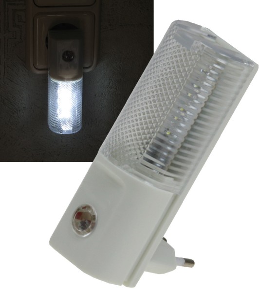 ChiliTec LED Nachtlicht mit Tag/Nacht-Sensor 230V, mit weißen LEDs, nur 1W