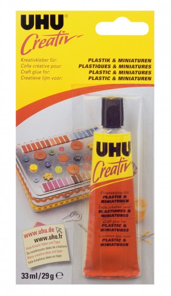 UHU Kleber Plast+Miniat.1er Blister
