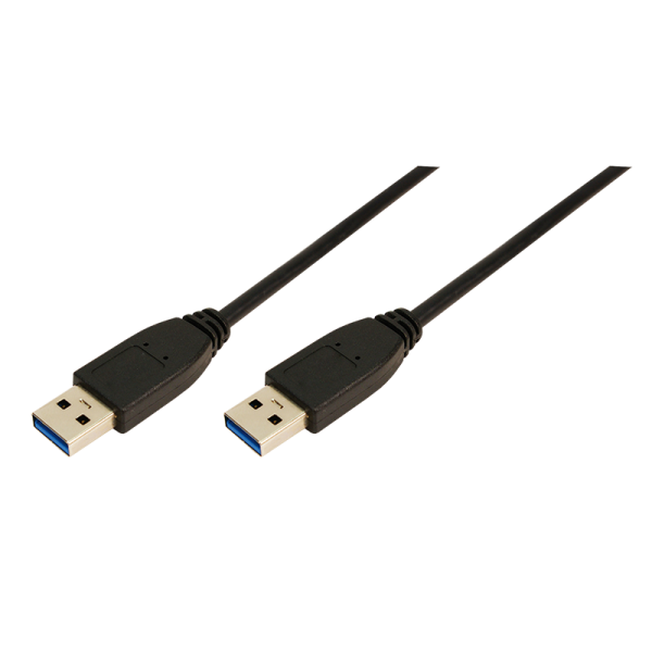 LogiLink USB 3.0 Kabel Typ A auf Typ A schwarz 1 m