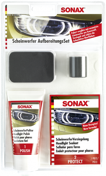 SONAX Scheinwerfer Aufbereitungsset 85 ml