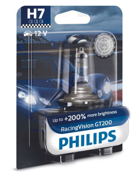 Philips RacingVision GT200 H7 12V 55W PX26d (1er Blister)