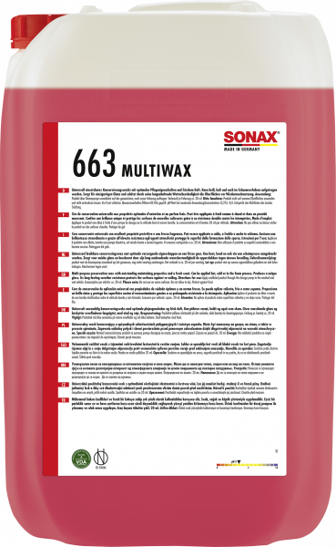 SONAX SX MultiWax 25 L