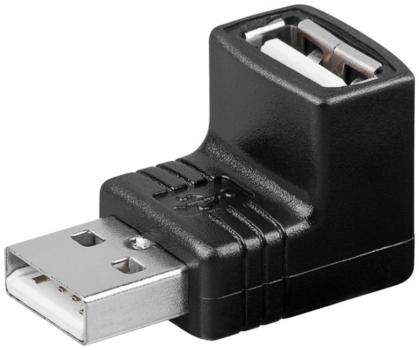 goobay USB 2.0 Hi-Speed Adapter 90° (Bulk)
