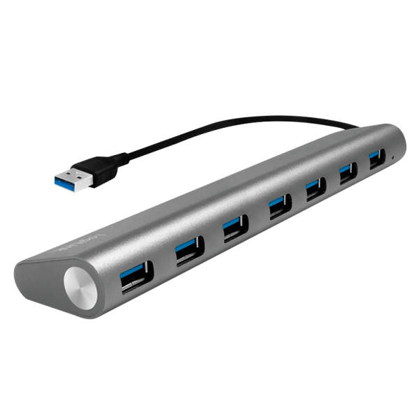 LogiLink USB 3.0 7 Port Hub Aluminium (1er Faltschachtel)
