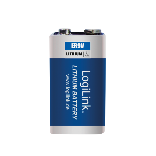 LogiLink Ultra Power Lithium Batterie Block ER9V 9V (1er Blister)