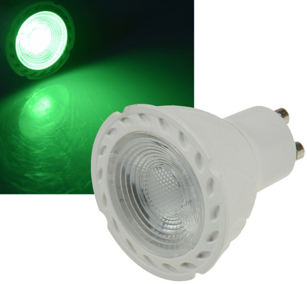 ChiliTec LED Strahler GU10 LDS-50 grün 38°, 230V/5W