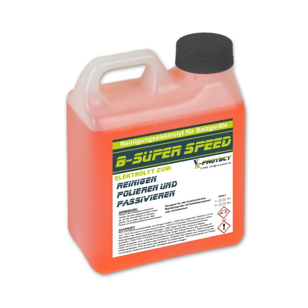 VA-PROTECT B-Super-Speed 1 Liter Elektrolyt Edelstahl beizen Reinigungsflüssigkeit Beizgerät