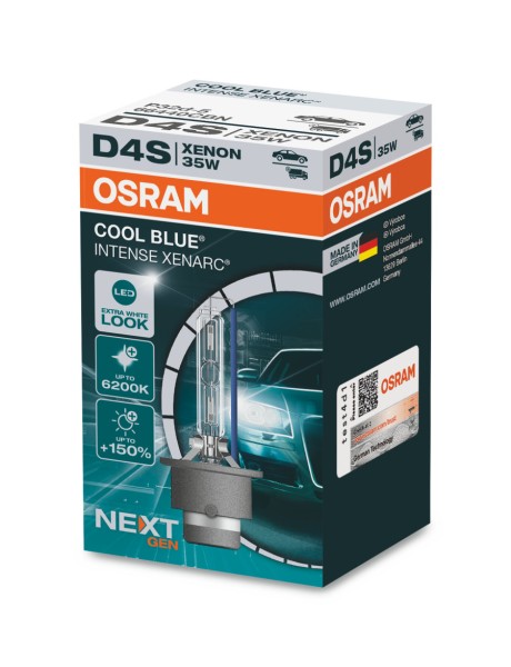 OSRAM XENARC COOL BLUE INTENSE NextGen. D4S P32d-5 12V+24V/35W (1er Faltschachtel)