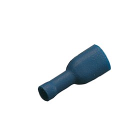 Flachstecker 4,7 x 0,8mm blau für Kabel 1mm² - 2,5mm² vollisoliert