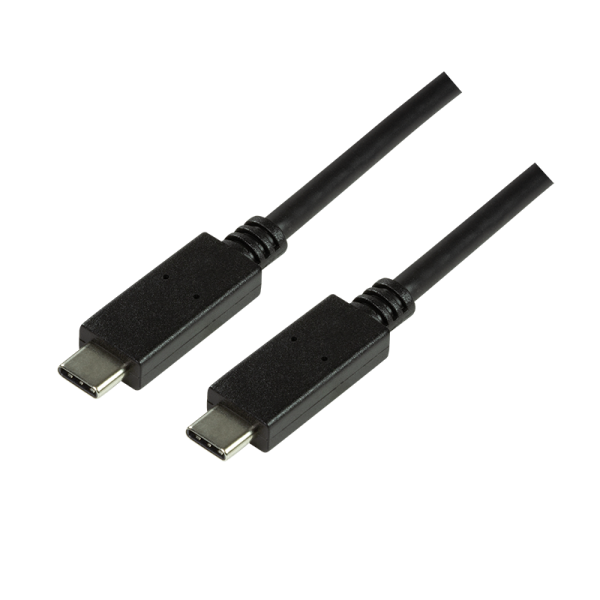 LogiLink USB C 3.1 Gen2 Anschlusskabel schwarz 0.5 m