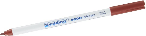 edding 4600 Textilstift braun