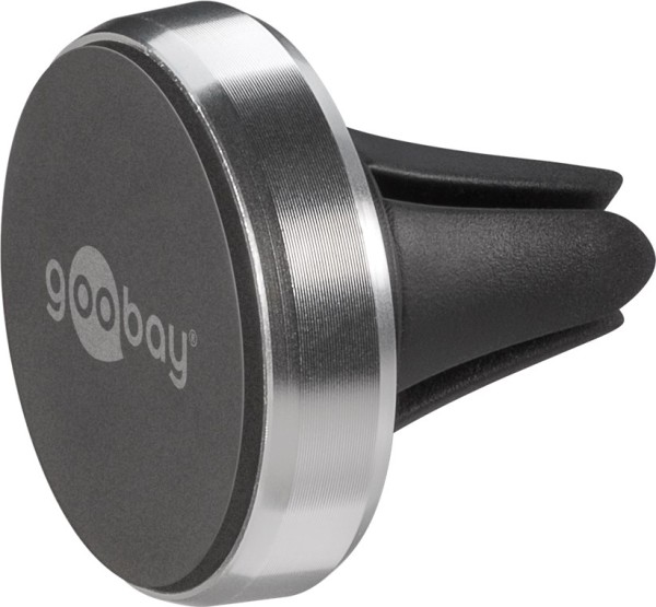 goobay Magnethalterungs Universal im Slim Design schwarz (1er Faltschachtel)