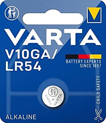 Varta Professional Electronics Knopfzelle Alkali V10GA/LR54 1,5 V (1er Blister)