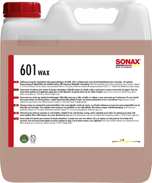 SONAX BrillantWachs mit Wachsduft 10 L