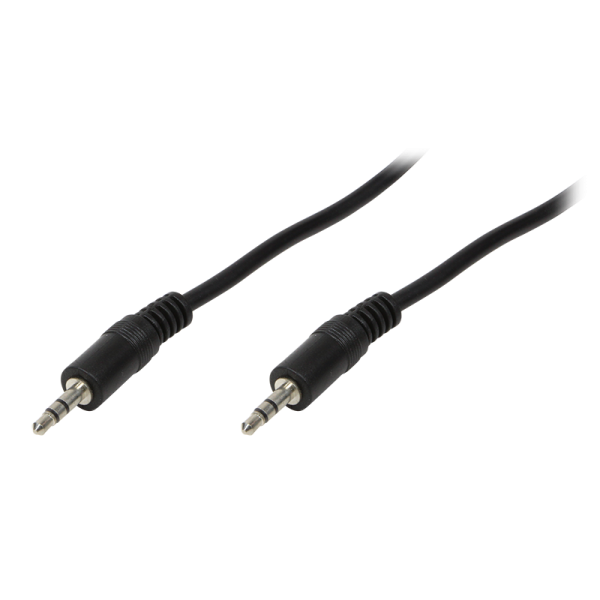 LogiLink Audio Kabel 3,5 mm 3 Pin/M zu 2 x Pin/M schwarz 3 m