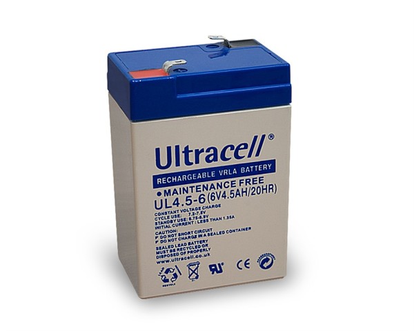 Ultracell Bleiakku 6 V 4,5 Ah