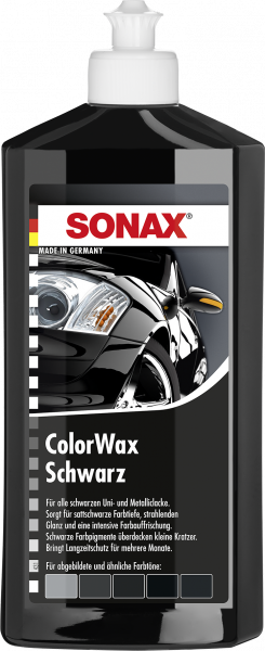 SONAX ColorWax schwarz 500 ml