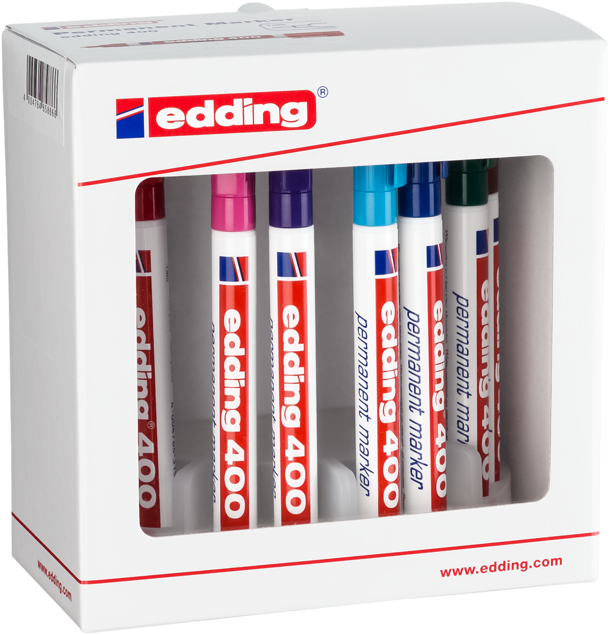 edding 400 Permanentmarker sortiert 1-10 (10er Systembox) | edding 400 ...