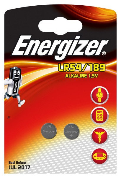Energizer LR54/189 AG10 Knopfzelle 1,5 V (2er Blister)