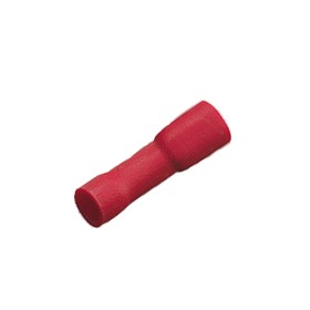 Flachstecker 2,8 x 0,5mm rot für Kabel 0,25mm² - 1mm² vollisoliert