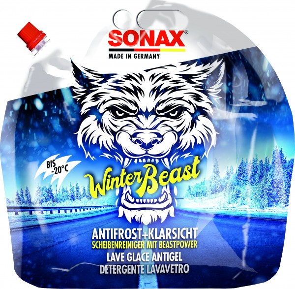 SONAX WinterBeast AntiFrost + KlarSicht -20°C 3 L