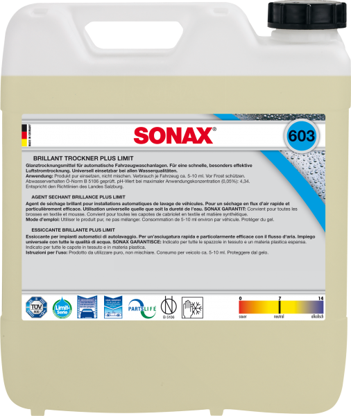 SONAX BrillantTrockner PLUS 10 L