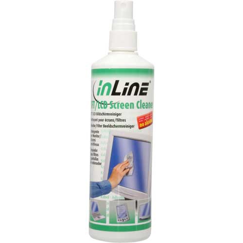 InLine Bildschirmreiniger für Monitore TFT/LCD Pumpspray 250 ml
