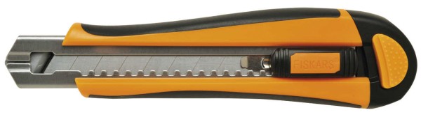 Fiskars Profi Magazincuttermesser 18 mm orange/schwarz (1er Blister)