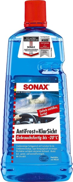 SONAX AntiFrost + KlarSicht gebrauchsfertig bis -20°C 2 L, Winter, Reinigung & Pflege, Rund ums Fahrzeug