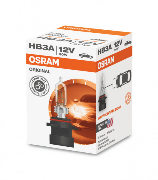 OSRAM ORIGINAL HB3A P20d 12 V/60 W (1er Faltschachtel)