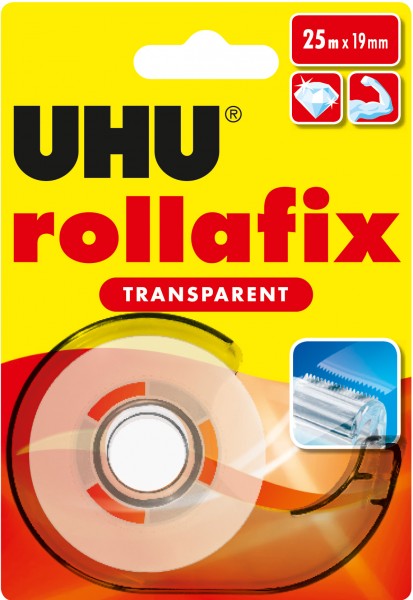 UHU Klebefilm rollafix transparent 25+big