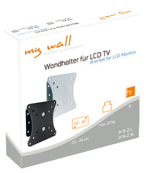 My Wall Wandhalter für LCD TV für Bildschirme 10“ - 30“ (25 - 76 cm), Belastung bis 20 kg