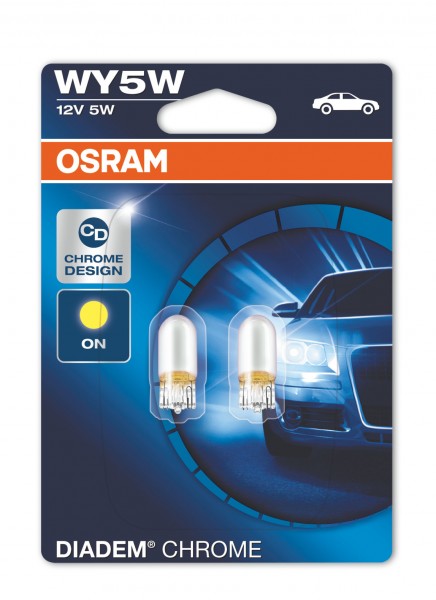OSRAM DIADEM CHROME WY5W W2.1x9.5d 12 V/5 W (2er Blister)