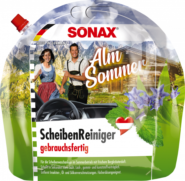 SONAX ScheibenReiniger gebrauchsfertig AlmSommer 3 L