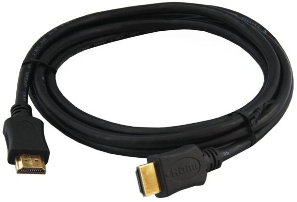 ChiliTec HDMI Kabel vergoldete Kontakte HDMI 1.4 3D ethernet tauglich 2 m