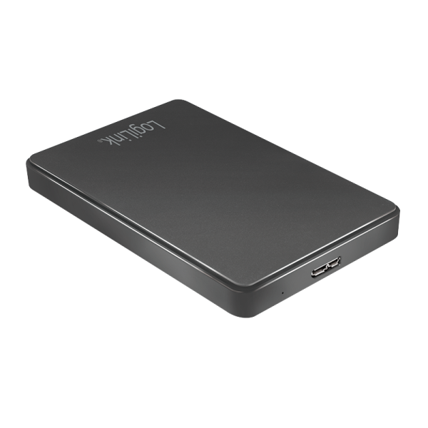 LogiLink Festplattengehäuse 2,5" SATA USB 3.0 schwarz (1er Faltschachtel)