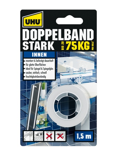 UHU Doppelband Stark 1,5m x 19mm