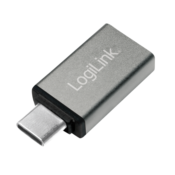 LogiLink USB C Adapter auf USB 3.0 Buchse silber (1er Softpack)