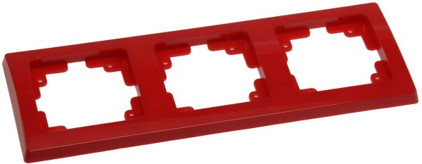 ChiliTec DELPHI 3-fach Rahmen rot