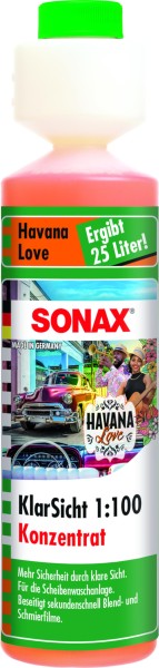 SONAX KlarSicht 1:100 Konzentrat Havana Love 250 ml
