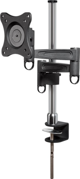 goobay Monitorhalterung FLE x mit auziehbarem Arm/höhenverstellbar/schwenkbar und neigbar bis 15kg s