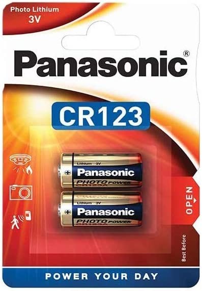 Panasonic Photo Power Lithium Batterie CR123 3V (2er Blister)