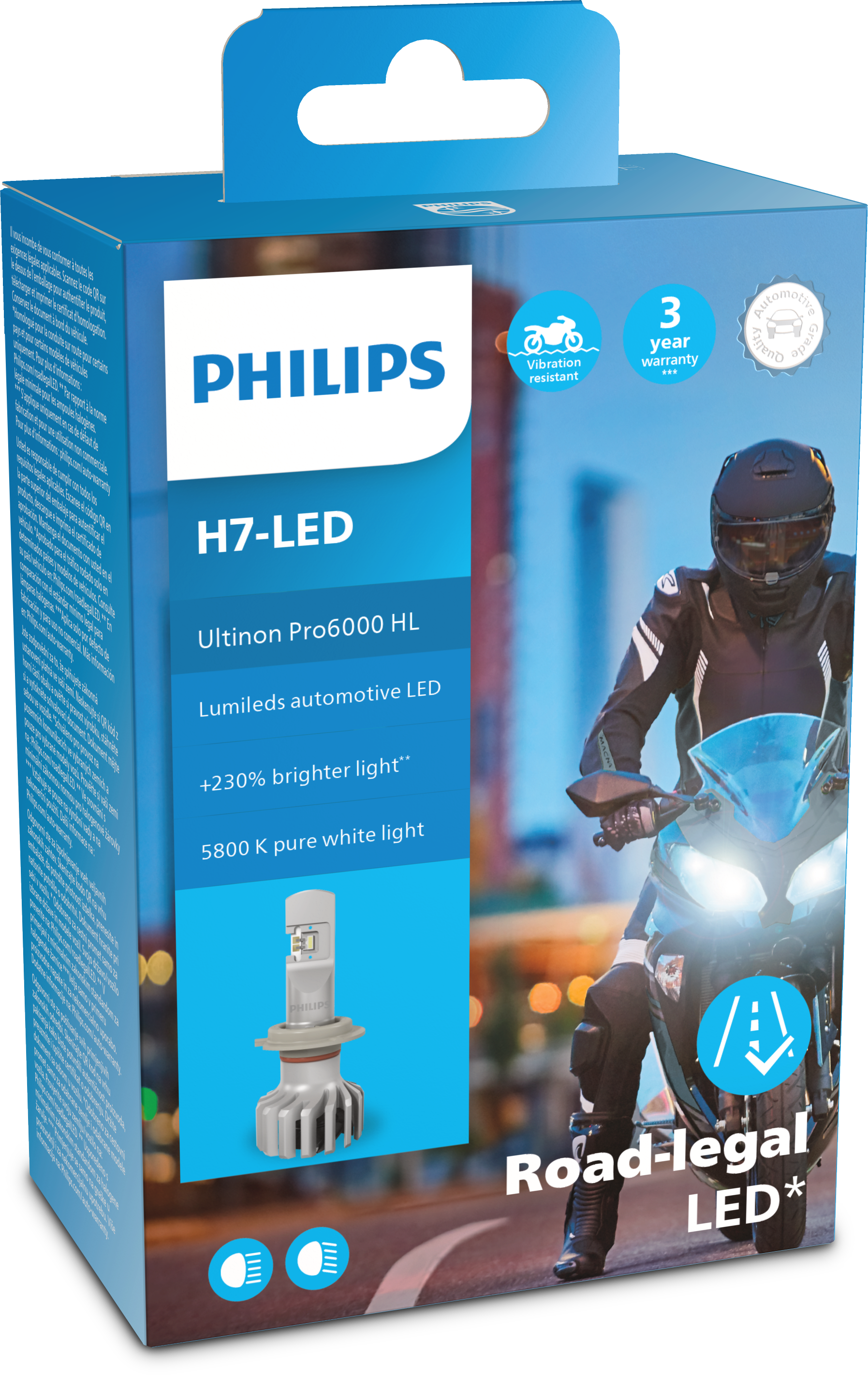 Philips Ultinon Pro6000 LED H7 12 V 20 W (1er Faltschachtel), Sonstiges, LED, Beleuchtung, Rund ums Fahrzeug