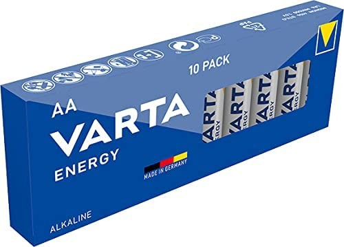 Varta Energy Alkali Mangan Batterie LR6/AA Mignon 1,5 V (10er Faltschachtel)